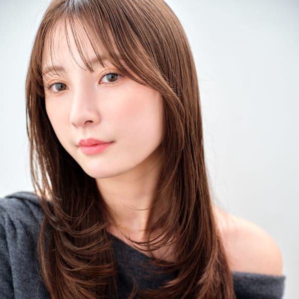 韓国小顔レイヤー×シースルーバング