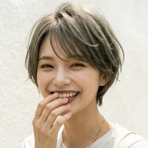 上品大人可愛いマッシュショート＃22　宝塚 