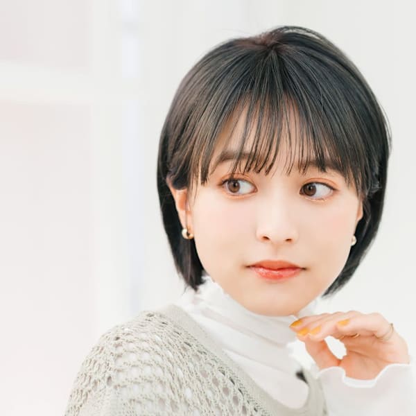 小顔に見える!ショートヘア