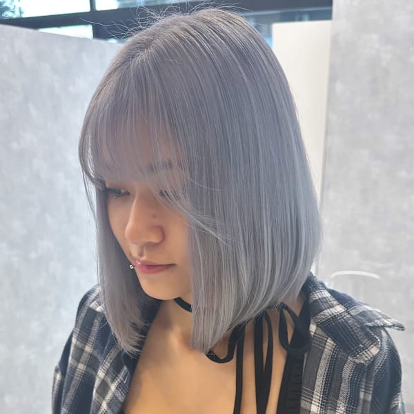 ブルーシルバーカラー|Hair Salon GRANDE Ly【ヘアーサロン グランデ リー】