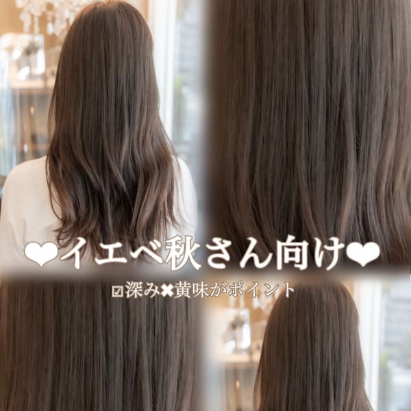 ♪オリーブグレークラゲヘアーココアベージュ小顔レイヤー黒髪