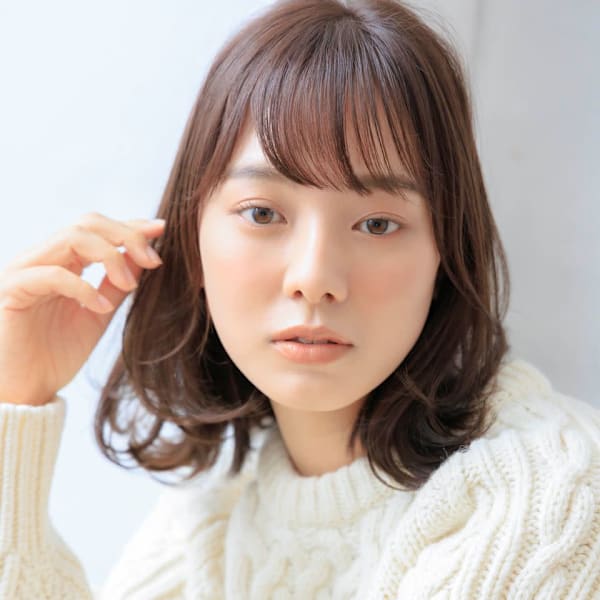 大人かわいい人気くびれボブ
