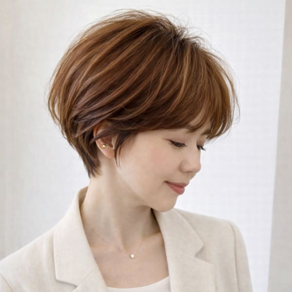 【sheta/AI】40、50代◎大人似合わせショートヘア