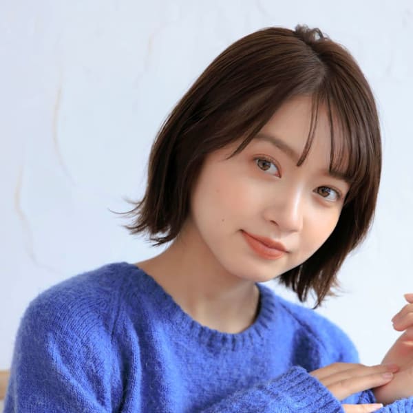 外ハネヨシンモリボブスタイル