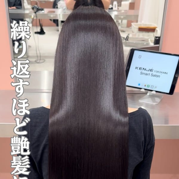 繰り返すほど艶髪に♪超高濃度水素カラー×TOKIO髪質改善　