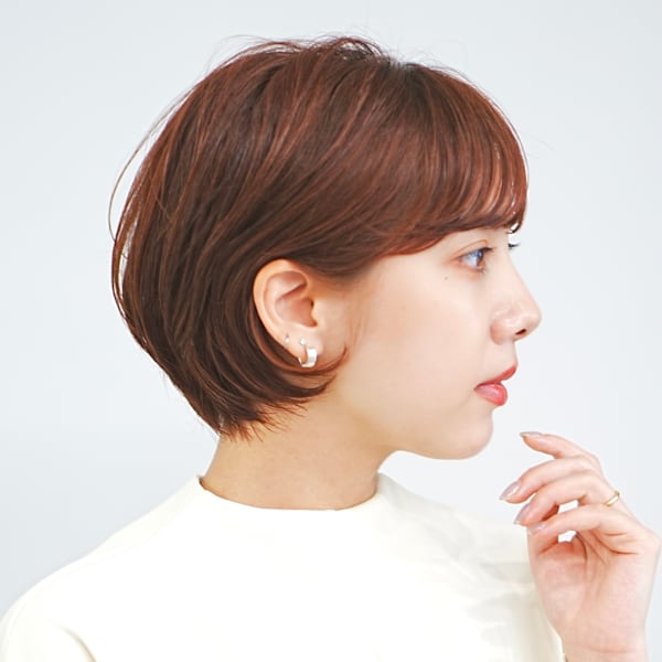 前下がりショート・ボブ/絶壁解消/前髪あり/40代/30代|INCEPTION  GINZA 銀座