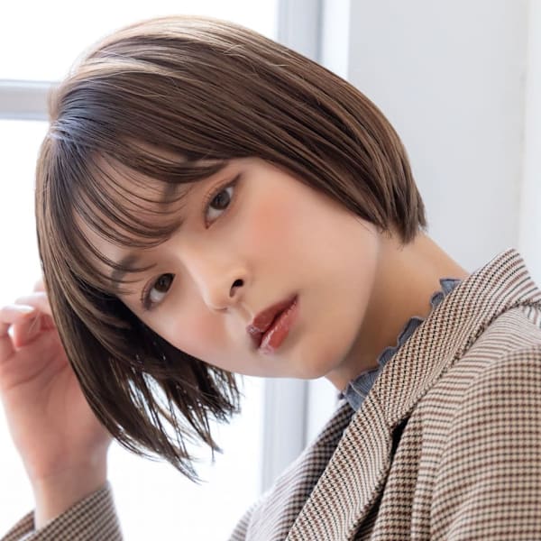 ナチュラル丸みショート