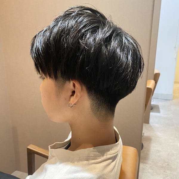 20代　ツーブロックメンズカット