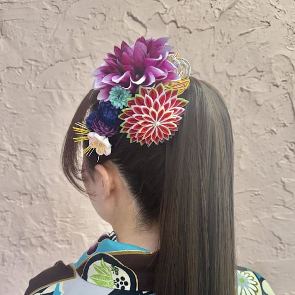 卒業式ヘアセット