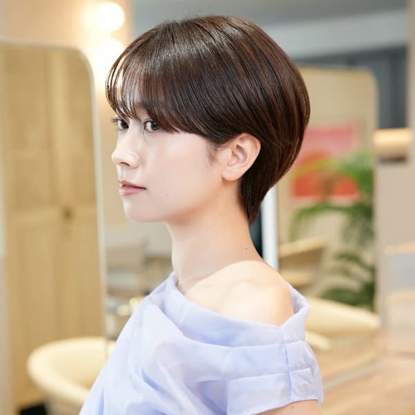 髪質改善*クールショート前髪【Zina】|ReFa認定プレミアムサロン 全席個室美容室 Zina 川崎西口 髪質改善&ヘッドスパ【ジーナ】