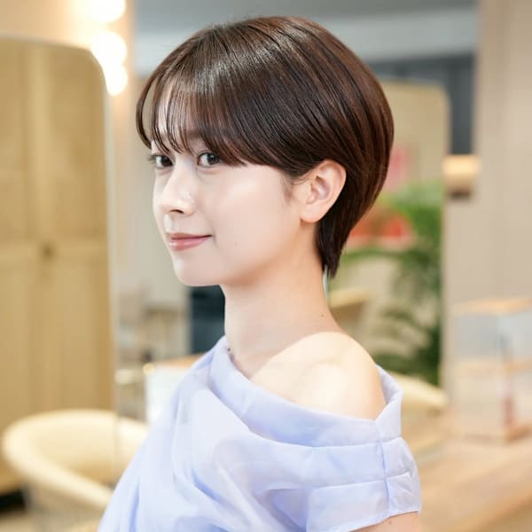 髪質改善*前髪ショートカット【Zina】|ReFa認定プレミアムサロン 全席個室美容室 Zina 川崎西口 髪質改善&ヘッドスパ【ジーナ】
