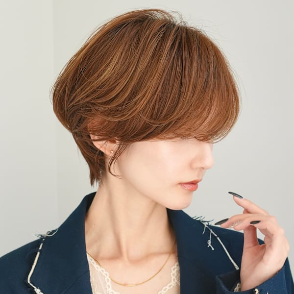 前下がりショート・ボブ/絶壁解消/前髪あり/40代/30代|INCEPTION  GINZA 銀座