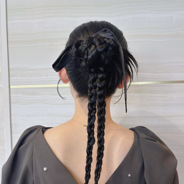 《あやね》クリエイティブヘアセット／タイトカチモリ