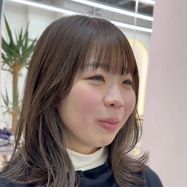 セミロングレイヤー