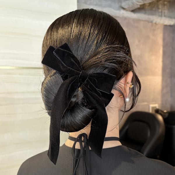 《鈴木茉奈》リボンカチモリ/お呼ばれヘア/大宮