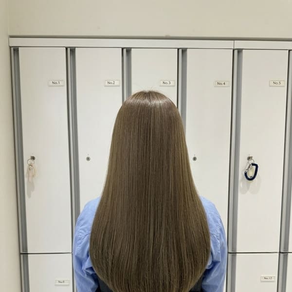 透明感カラー/オリーブブラウン/髪質改善/伊勢原