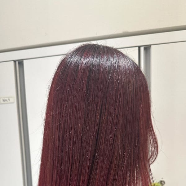 透明感カラー/ブリーチなしWカラー/髪質改善/伊勢原