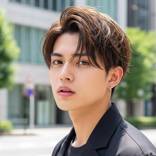【メンズ】耳上スッキリ×洗練ヘアスタイル×眉毛デザイン