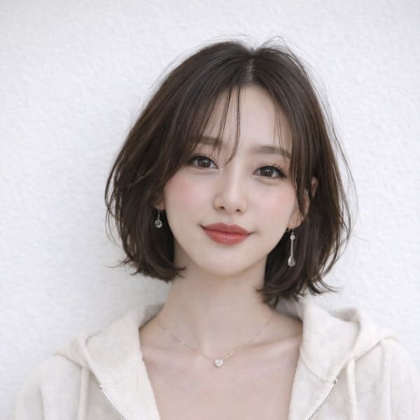 韓国ボブ　タンバルモリ　大人ショートボブ
