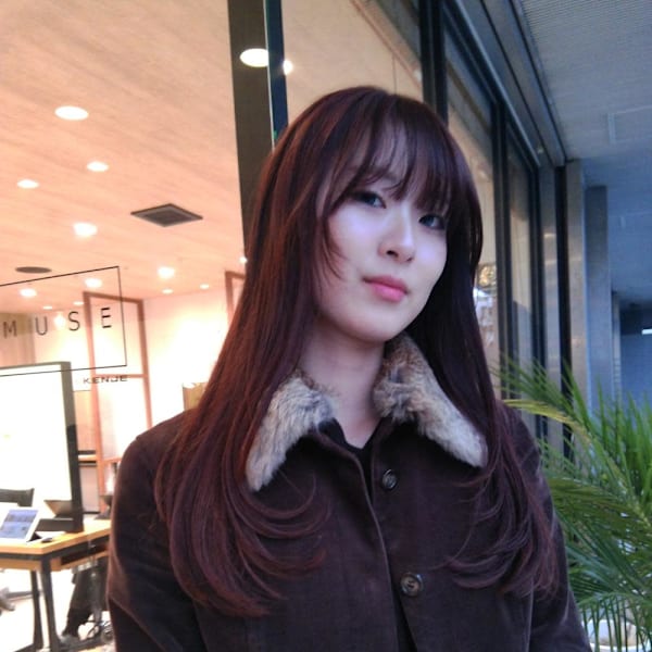 Orange color × Long Layer|Muse by KENJE