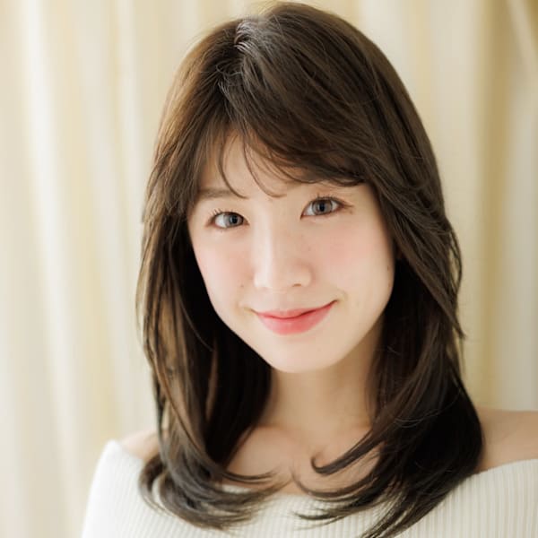 グレージュブラウン大人美人ハッシュレイヤーロング30代40代