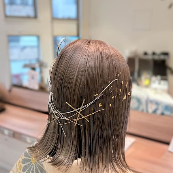 成人式アレンジ