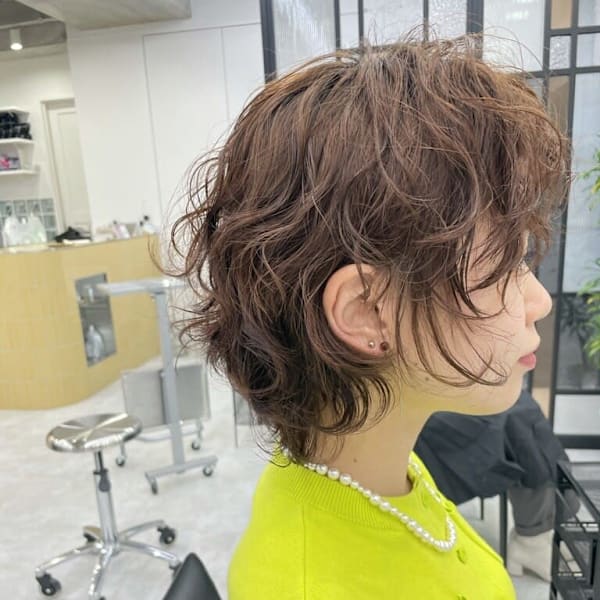韓国顔まわりレイヤーカットグレージュオリーブベージュブラウン|Dijon 髪質改善×ダブルカラー×縮毛矯正 渋谷 原宿 表参道【ディジョン】