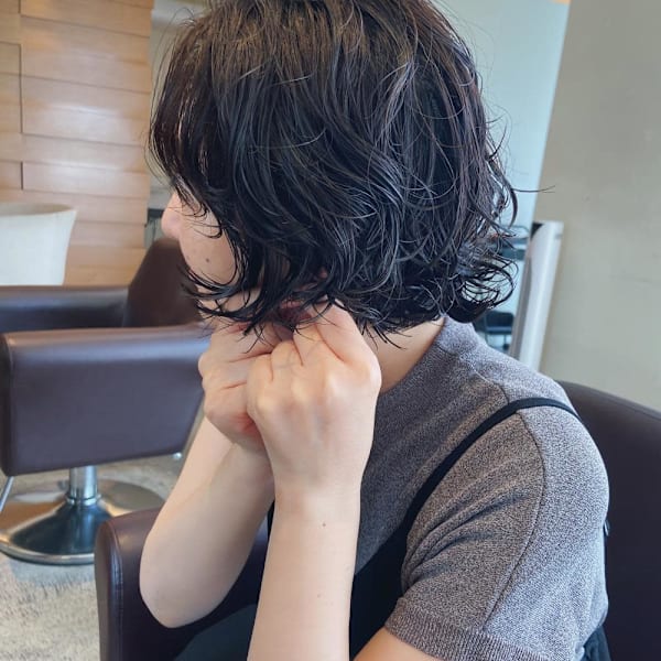 ボブパーマ/パーマスタイルパーマヘア髪型20代30代40代