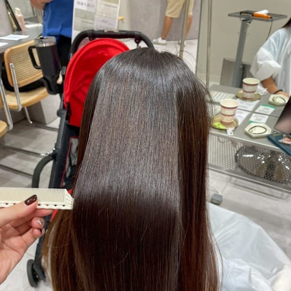 髪質改善ストレート