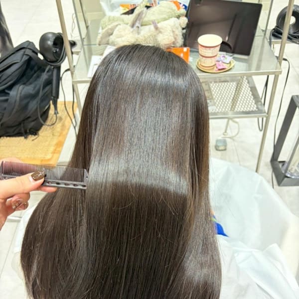 髪質改善ストレート