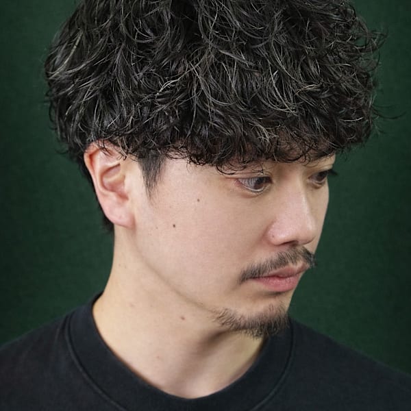 プードルパーマ/名古屋理容室/名古屋メンズカット/