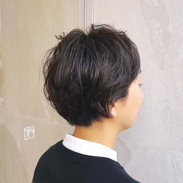 ゆるふわパーママニッシュショート