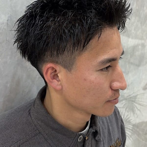 アップバングショート
