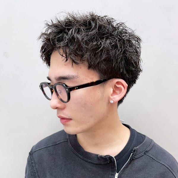 波巻きツイストスパイラルニュアンスパーマ_ba584281