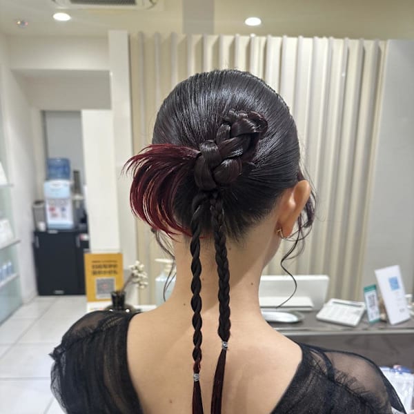 カチモリヘアアレンジ