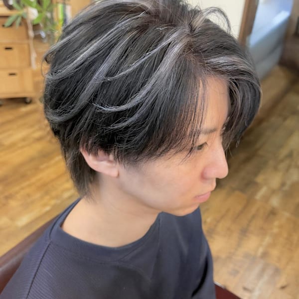 メンズ シルバーハイライト【飯田淳平】Re:ta Hair