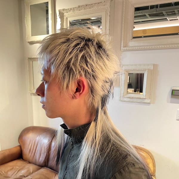design mullet デザインカラーカット