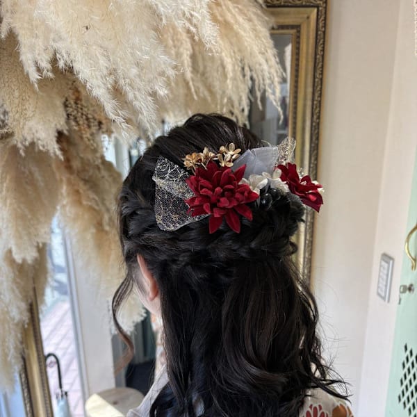着物ヘアアレンジ♪