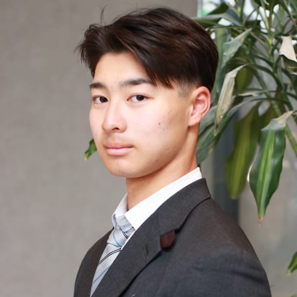 アップバング ツーブロック メンズショート ビジネス 30代