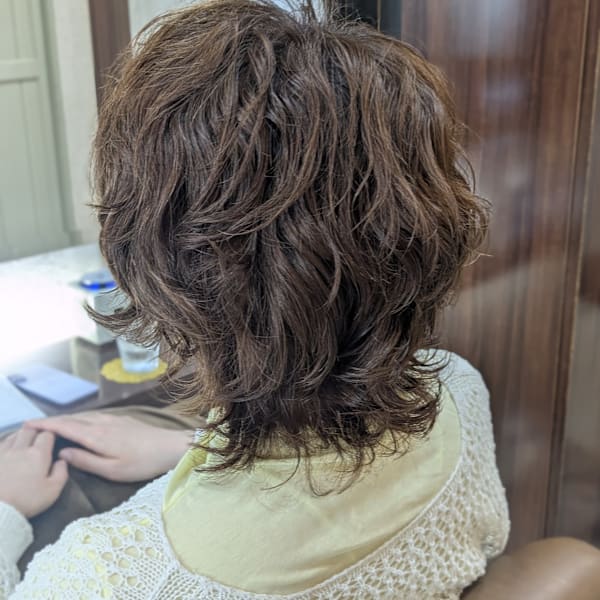ウルフ×パーマ|hair supreme Lahir