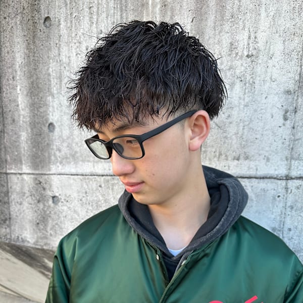 メンズツイストスパイラルパーマ【20代30代40代】