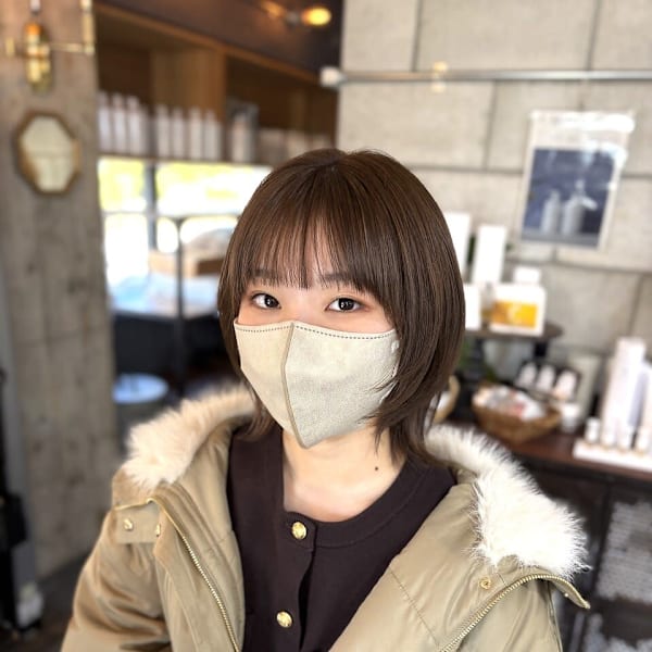 レイヤー × オリーブブラウン