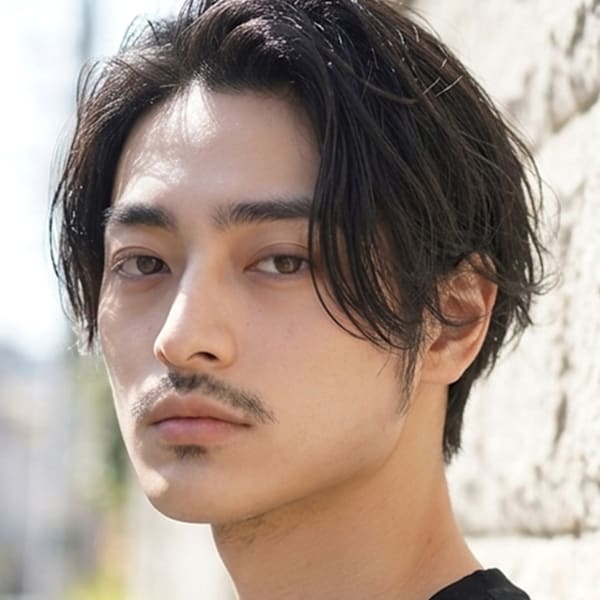 20代30代40代　無造作ミディアム＃37　烏丸