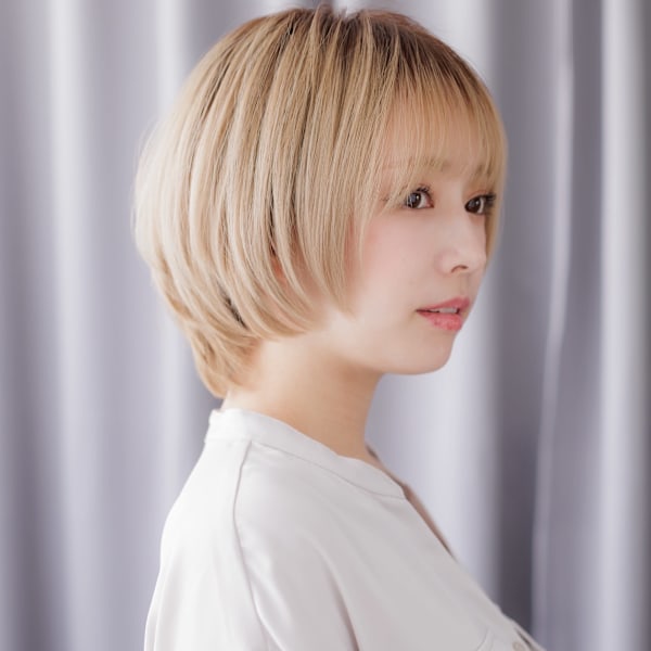 ハイトーンカラーイメチェンハンサムショートウルフ10代20代