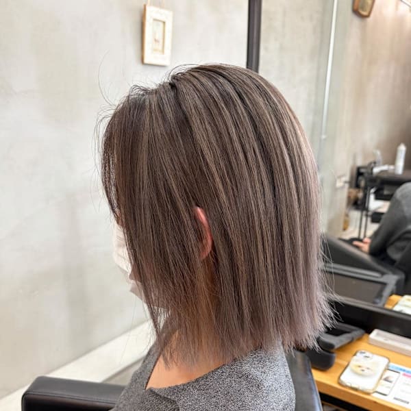 Balayage × greige (2bleach)|ペスカ 長町南店