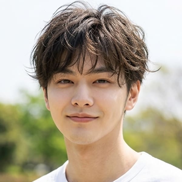 20代30代40代　マッシュ無造作モテ髪カジュアルパーマ