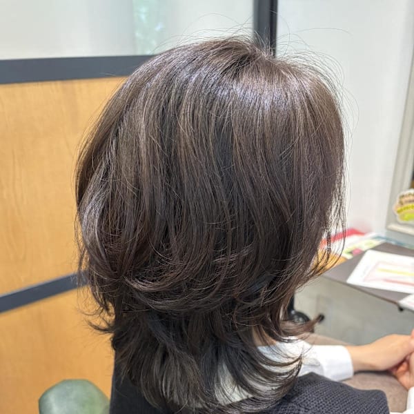 レイヤーパーマ|半個室 rire hair 千早店