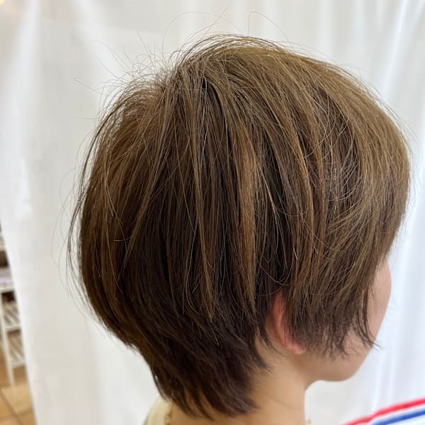 大人可愛いショートボブ