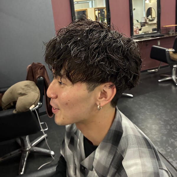メンズパーマ　ルーズパーマ