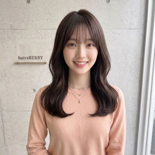 韓国風くびれミディくびれレイヤー魅せる艶髪ロング♪